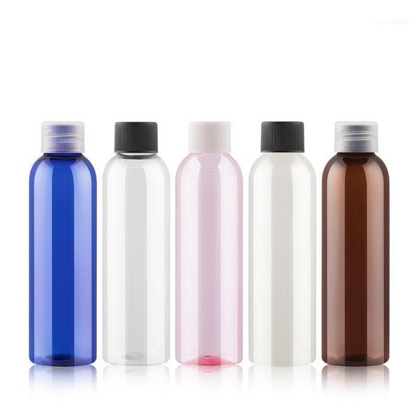 

30pcs 200ml black/white/transparent screw cap bottle,plastic lotion sub-bottling,empty cosmetict liquid container1