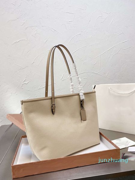 

designer- women bags luxury designer shopping bag fashion canvas classic white ladies handbag