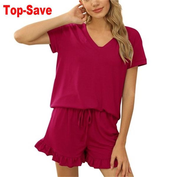 

women's tracksuits vacation 2 piece sets womens outfits short sleeve v-neck crop and biker shorts homewear vintage matching drop, Gray