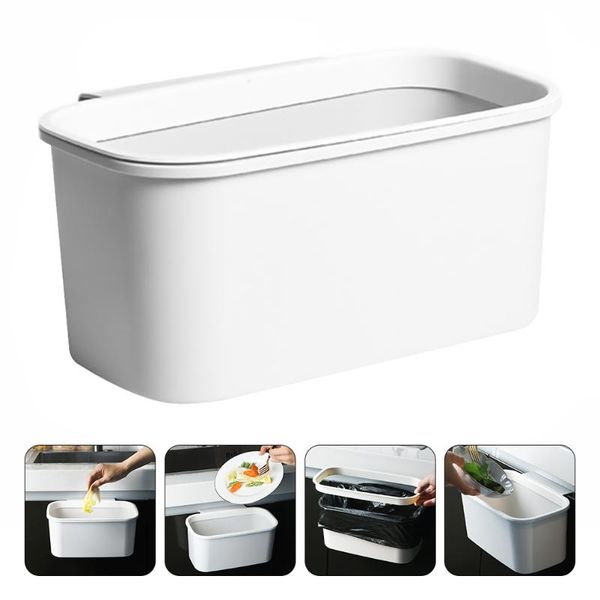 

waste bins 2pcs home hanging rubbish bin kitchen trash can portable