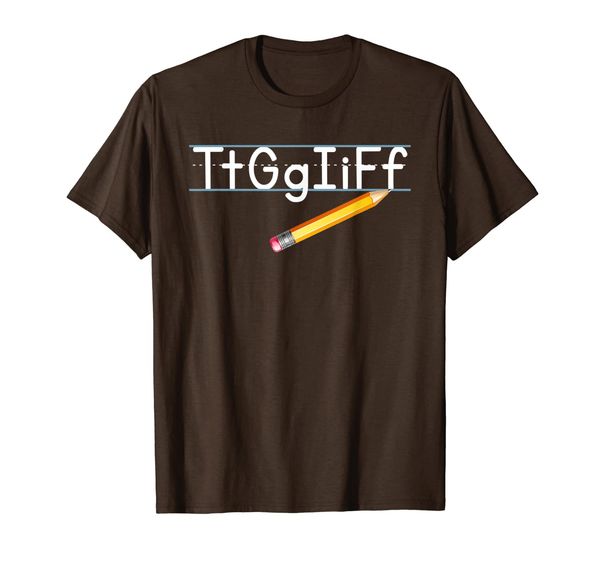 

ttggiiff teacher funny teacher gifts t-shirt, White;black
