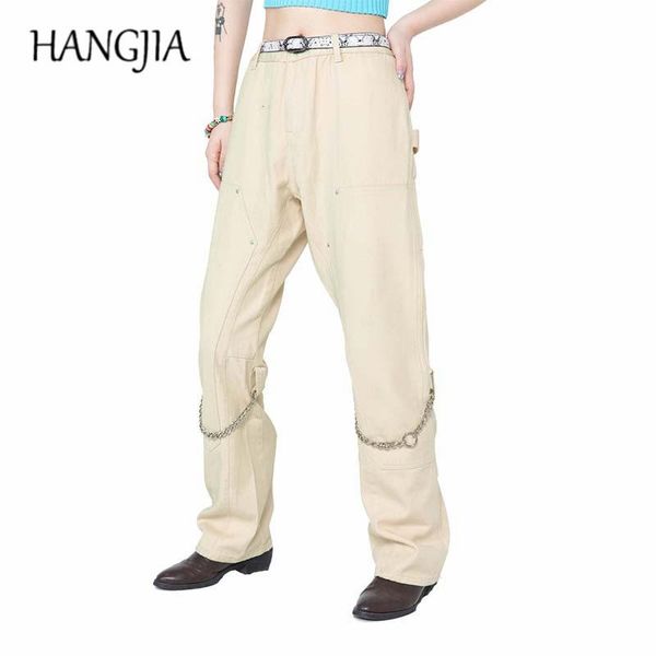 

men's jeans fashion women black flare denim pants 2021 streetwear trend knee chains flared men casual micro-elasticity, Blue