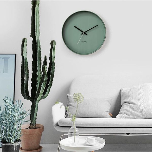 

wall clocks minimalist modern clock unique design art office round colorful novelty zegar na sciane home decor de50zb