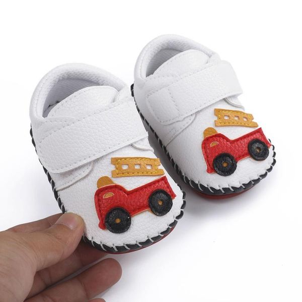 

first walkers pu leather non-slip born baby boy cute car print soft shoes infant toddler kid crib footwear shoes1