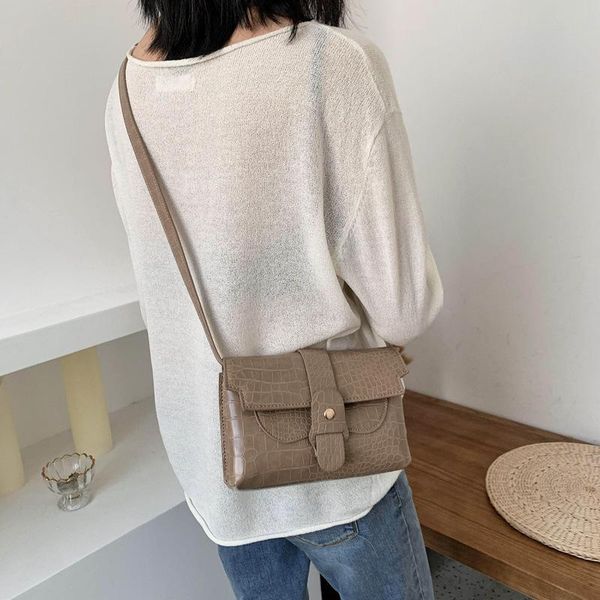 

backpacks girls small summer bag crocodile pattern messenger one shoulder square cellphone bags