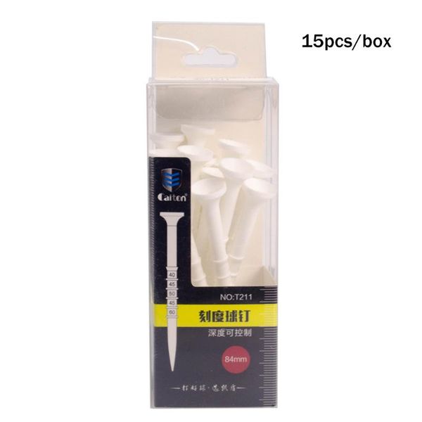 

golf training aids ball holder tees accessories outdoor lightweight durable plastic scale sports equipment 15pcs/box