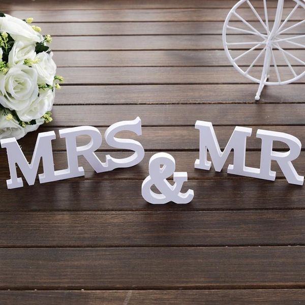 

party decoration wedding table centerpieces mr and mrs decorative centerpiece wooden words in wood