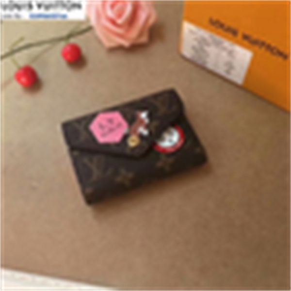 

cases brand designer luxury m41938 short purse wallet women real leather long wallets phone chain wallet pouches key card holders clutches, Red;black
