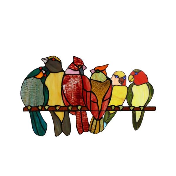 

wall stickers multicolor bird sticker window room decoration cute animal for kids rooms wallpaper