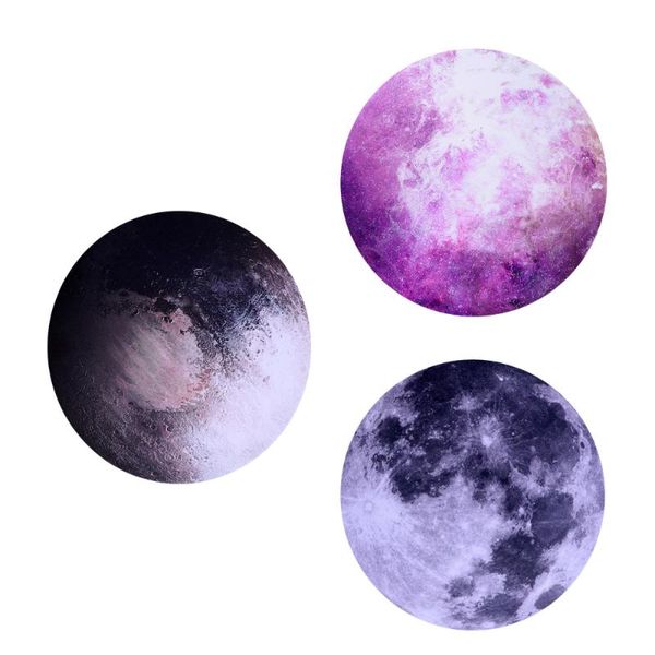 

mouse pads & wrist rests 1 pc mat durable colorful round planet pattern pad gaming for home deskoffice