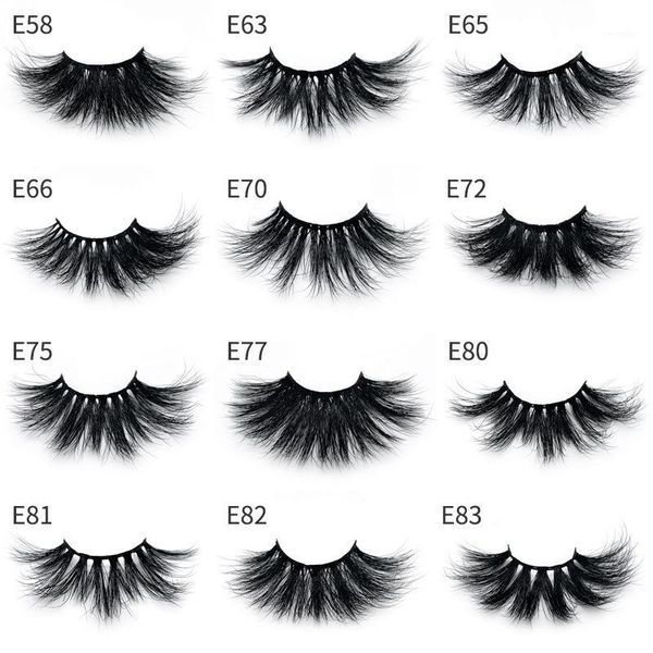 

fashion 25mm fake eyelashes thick long 5d mink sale1