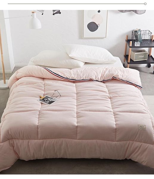 

superfine fiber winter quilt comforter multily sizes luxury style quilts polyester blanket duvet filling with cotton cover comforters & sets