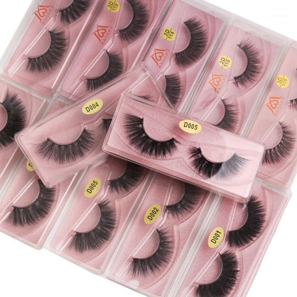 

3d eyelashes mink lashes handmade makeup full strip cruelty lash maquiagem cilio1