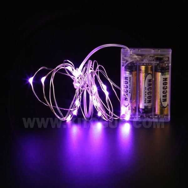 

party decoration 2m 20leds fairy string lights lamp battery operated mini led decorative silver color copper wire holiday lighting