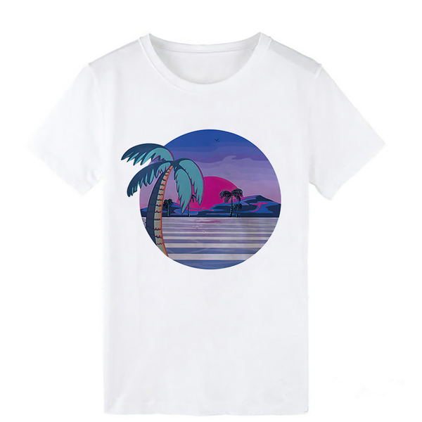 

women's t-shirt kawaii beach casual tshirt for women summer streetwear cotton fashion graphic tee shirt short sleeve loose white