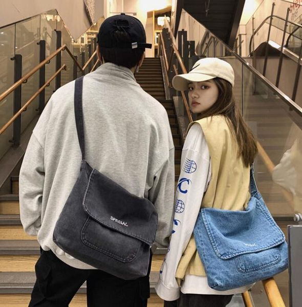 

evening bags 2021 denim bag men and women canvas shoulder