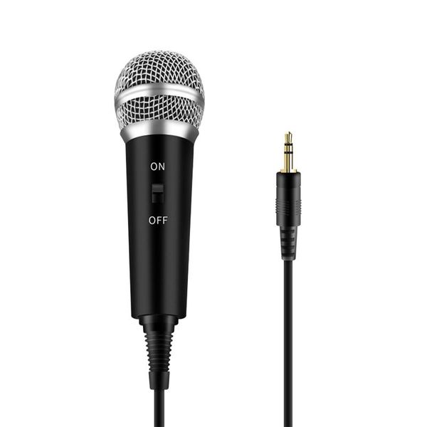 

microphones accessories pc lapvoice recording durable ktv 3.5mm plug mini microphone mobile phone portable wired singing condenser mic