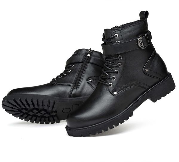 

motorcycle luxurys boots botas moto microfiber leather motocross off-road racing motorbike riding shoes men designer boot, Black