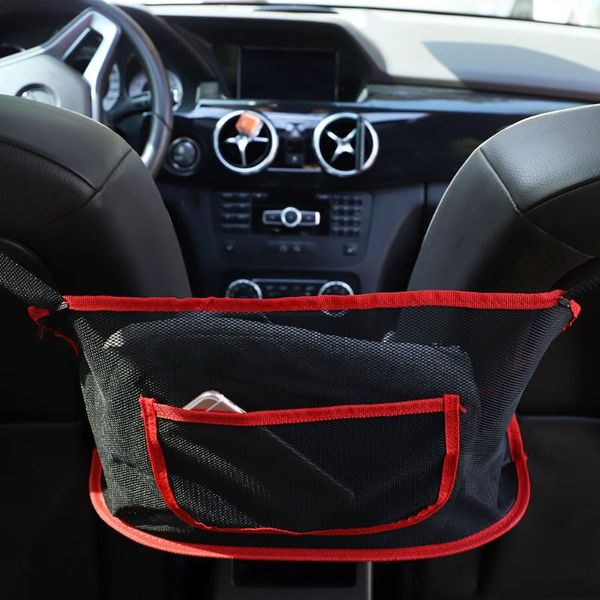 

car organizer mesh bag cargo pocket holder auto luggage pouch net storage