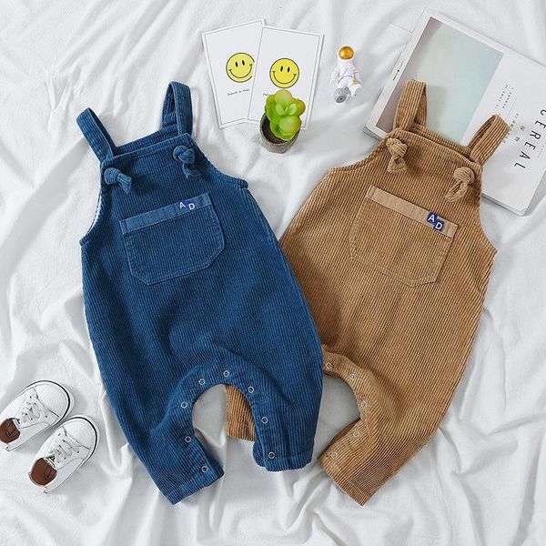 

jumpsuits jumpsuit for kids overalls children bib overall boy girls trousers clothes spring autumn clothing good quality, Blue