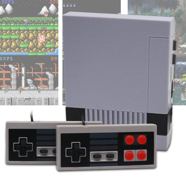 

portable game players mini retro classic handheld player family tv video console port 600/621 8 bit games built-in tf card dual gamepad