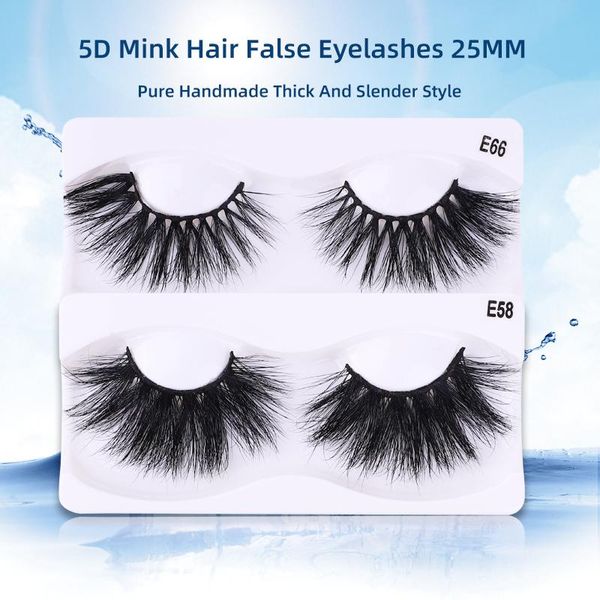 

false eyelashes 25mm thick 3d mink lashes natural 100% real wholesale soft fake eyelash extension faux cils