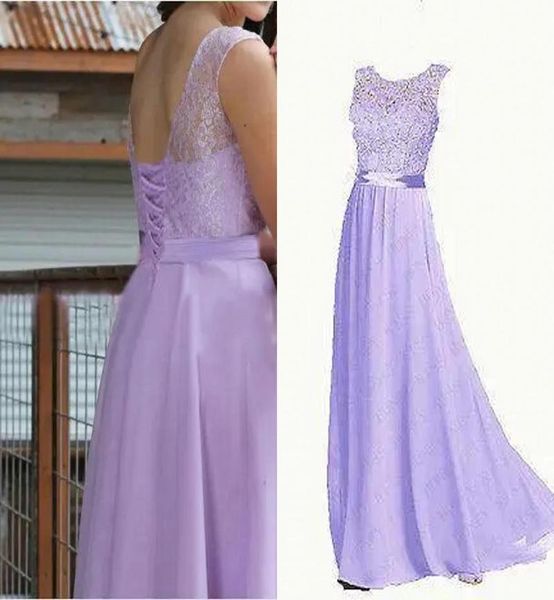 

bridesmaid dress fashion lace chiffon a line dresses, White;pink