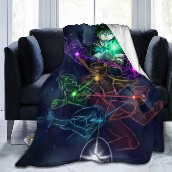 

blankets 2021 custom my hero academia pattern blanket 3d print throw for beds sherpa gift kids and adults