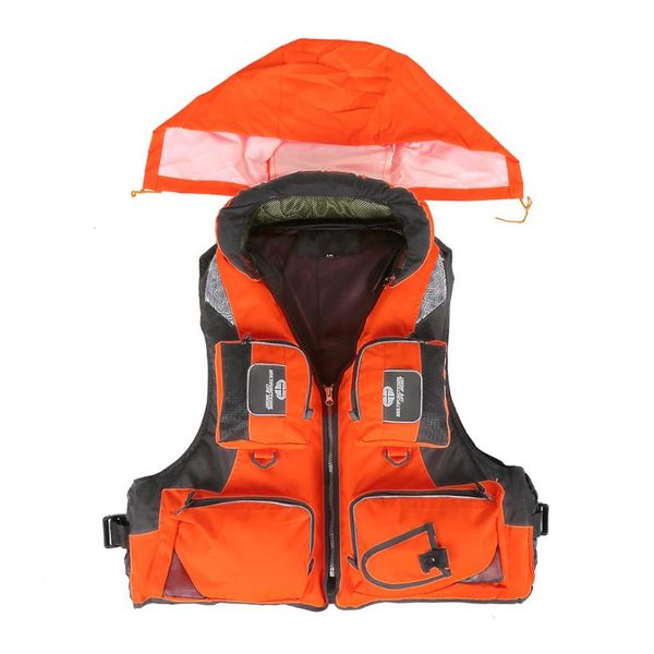 

life vest & buoy lixada professional fishing jacket polyester safety survival swimming boating drifting water sports