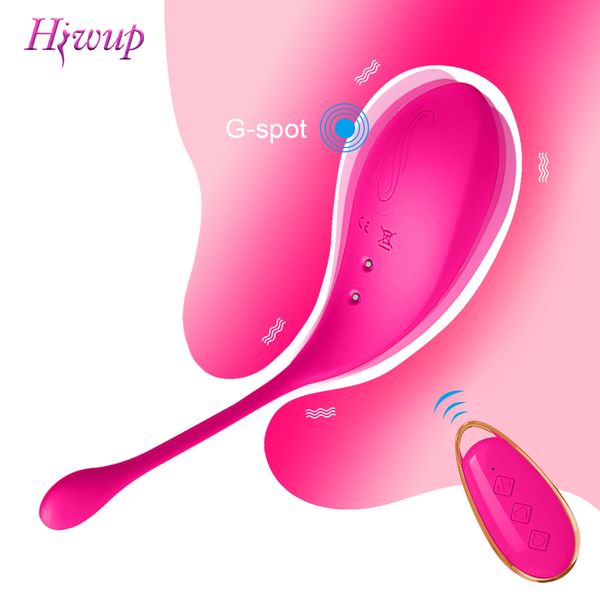 Whale Drahtloser Fernbedienungsvibrator G-Punkt-Massagegerät Vaginalball Analplug Vibrierender Liebesei-Dildo Sexy Spielzeug-Shop für Erwachsene Paare