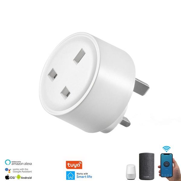 

smart power plugs tuya wifi plug 15a socket with timer smartlife app voice control works for google home alexa