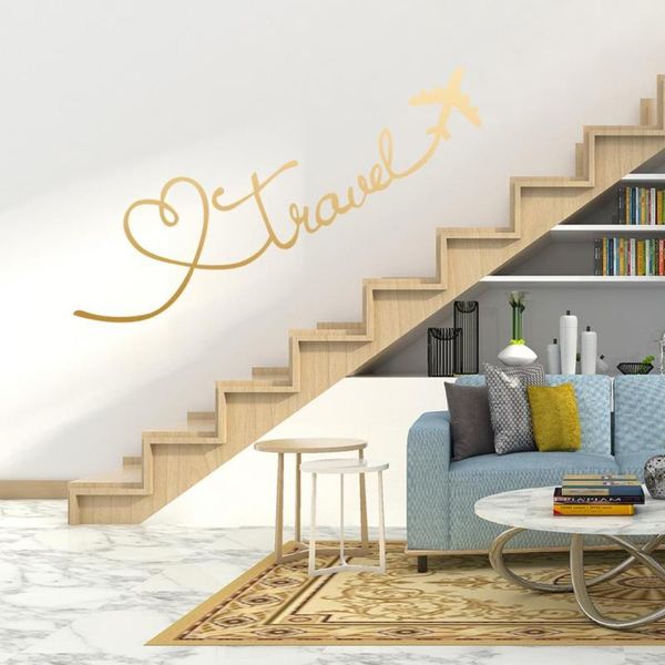 

wall stickers sticker attractive self-adhesive pvc travel theme wallpapers for bedroom pegatinas para la pared