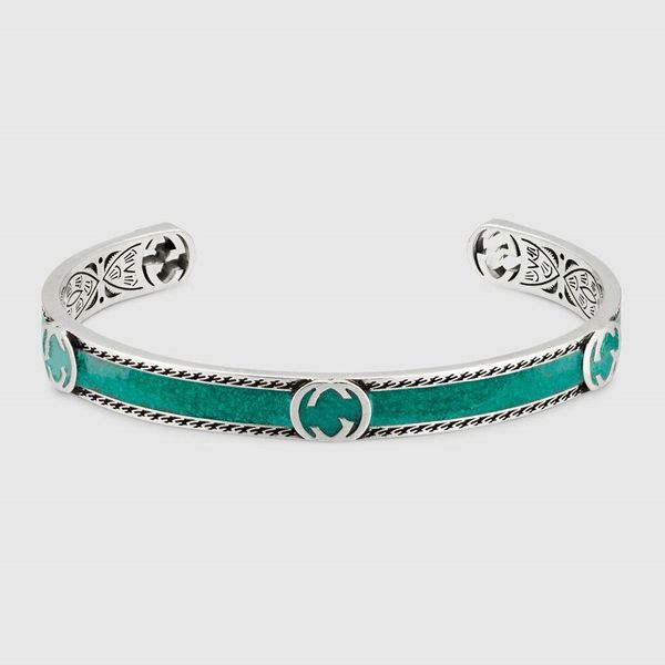 

luxury designer letter bracelet trend new fashion men's and women's universal couple gift european and american versatile jewelry, Black