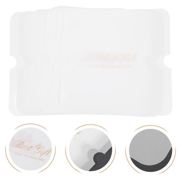 

gift wrap 10pcs exquisite fried food papers oil-absorbing sheets tin box (white)