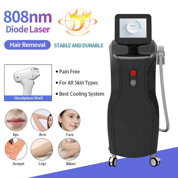 

oriental 2022 germany laser hair removal bar 808nm 1064nm 755nm ice beauty equipment, Black