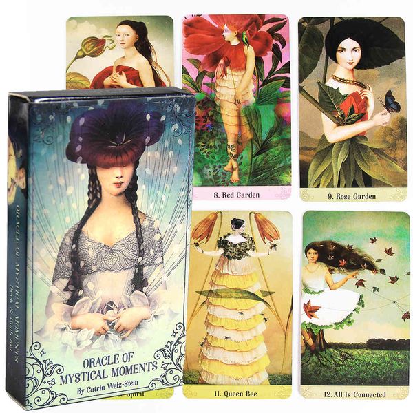 

oracles of mystical moments card deck paperback 44 page guidebook game tarot with pdf new beginner divination toy
