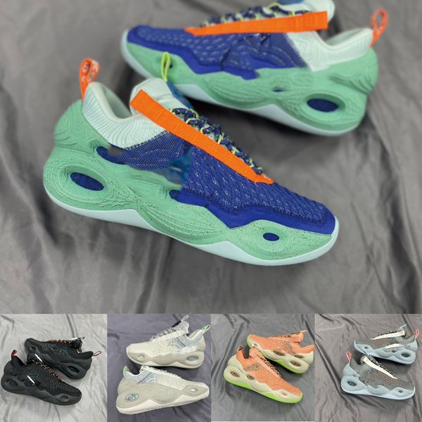 

21ss cosmic unity natural men basketball shoes black white ghost earth day amalgam green glow space hippie sport shoe trainner sneakers