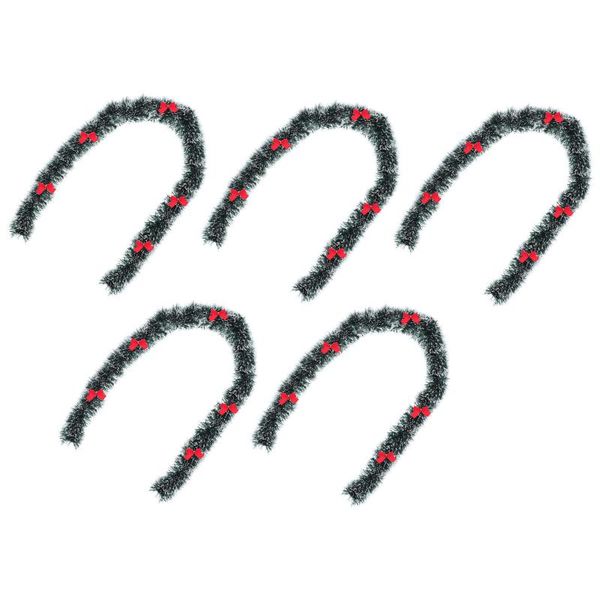 

pullover 1 set beautiful xmas bowknot colored strip decorative christmas tree wool, Blue