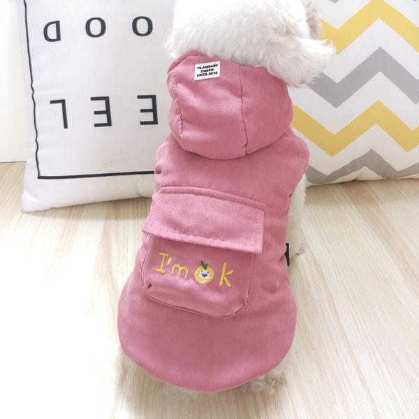 

aimeng autumn winter cotton clip leisure thickened pet dog cloth teddy