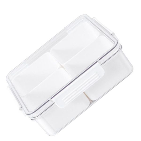 

dishes & plates compartment dried fruit dish with lid storage container holder