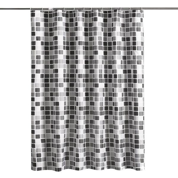 

shower curtains 120x180cm bath curtain, waterproof curtain with 8 rings for and bathtub