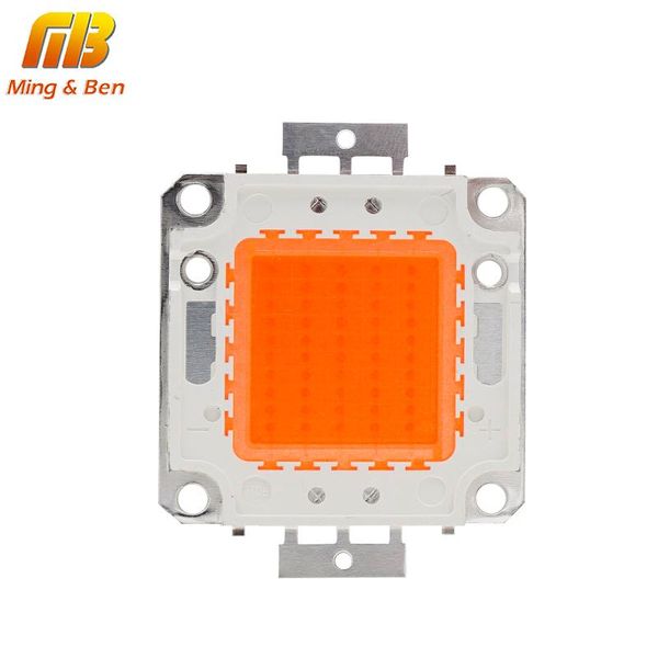 

[mingben] high power led growth light full spectrum 380nm-780nm 10w 20w 30w 50w integrated matrix palnt growing lamp need driver grow lights