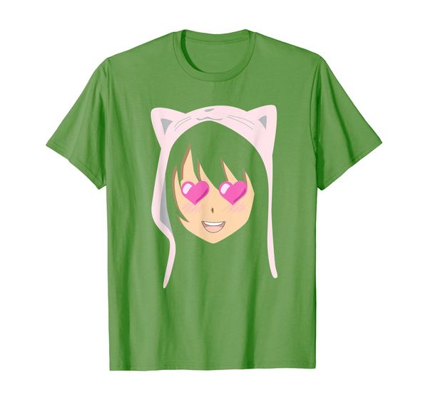 

love anime face shirt manga lover otaku valentine's day gift, White;black