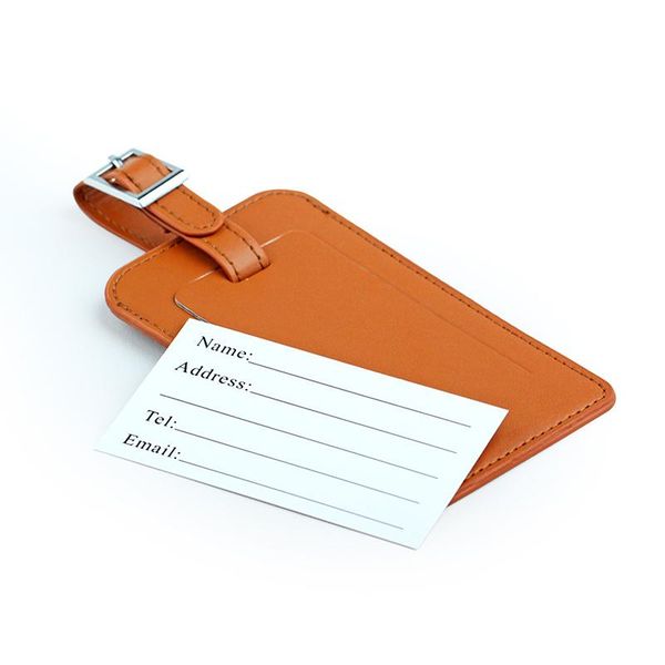 

toiletry kits 1pc portable travel pu suitcase luggage tag label bag pendant handbag name id address tags