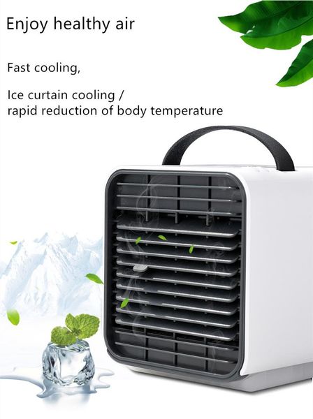 

electric fans nmt 014 usb mini negative ion air conditioning fan three speed adjustment 2000 mah battery night light home small desktop