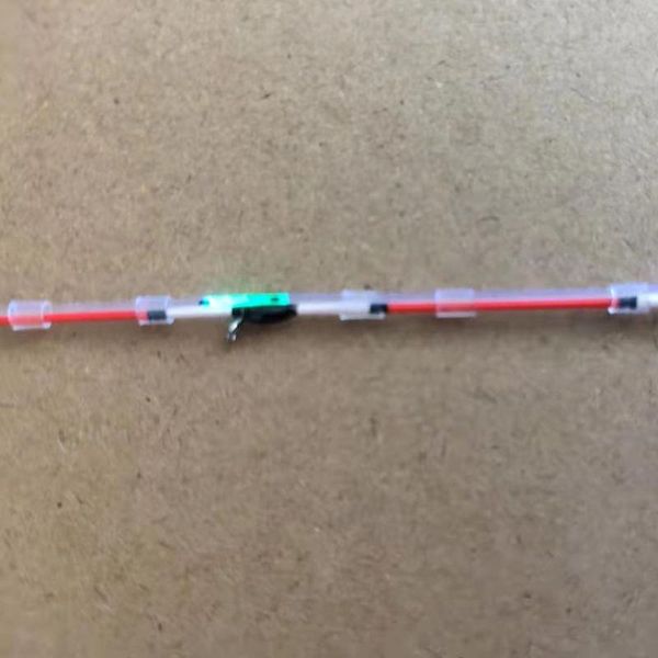 

boat fishing rods led light luminous rod slightly battery raft tail lead alloy tip