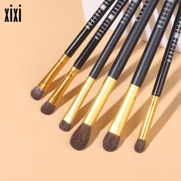 

makeup brushes 3 pcs brush beauty tools eye shadow eyebrow long/short aluminum handle easy to stick powder beginner tool