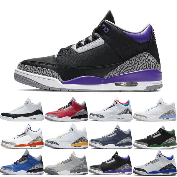 

classic original basketball shoes laser orange midnight navy racer blue red cement seoul unc fragment court purple grey trainers sports snea, White;red