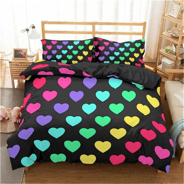 

bedding sets homesky 3d set full  king size duvet cover 2/3pcs family bed home bedclothes