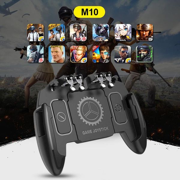 

game controllers & joysticks controller six finger all-in-one for mobile phone handle pubg gamepad l1 r1 trigger joystick